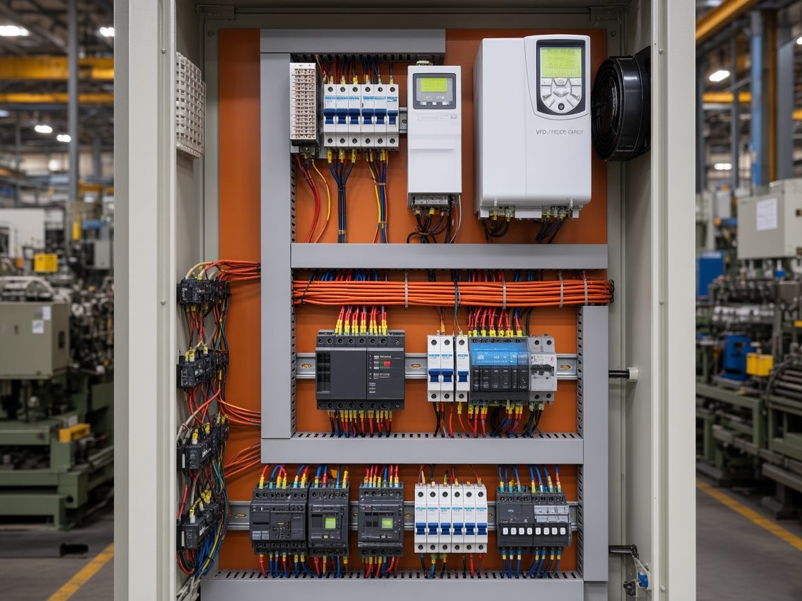 Painel pneumático e elétrico